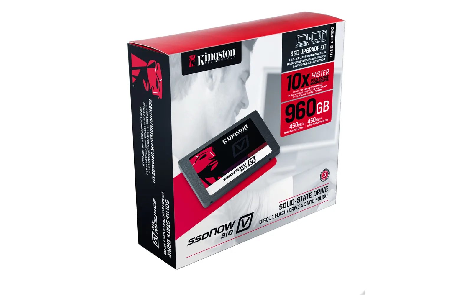 Kingston Technology V310 960 GB SV310S3B7A/960G 2.5" SSD Thumbnail 1