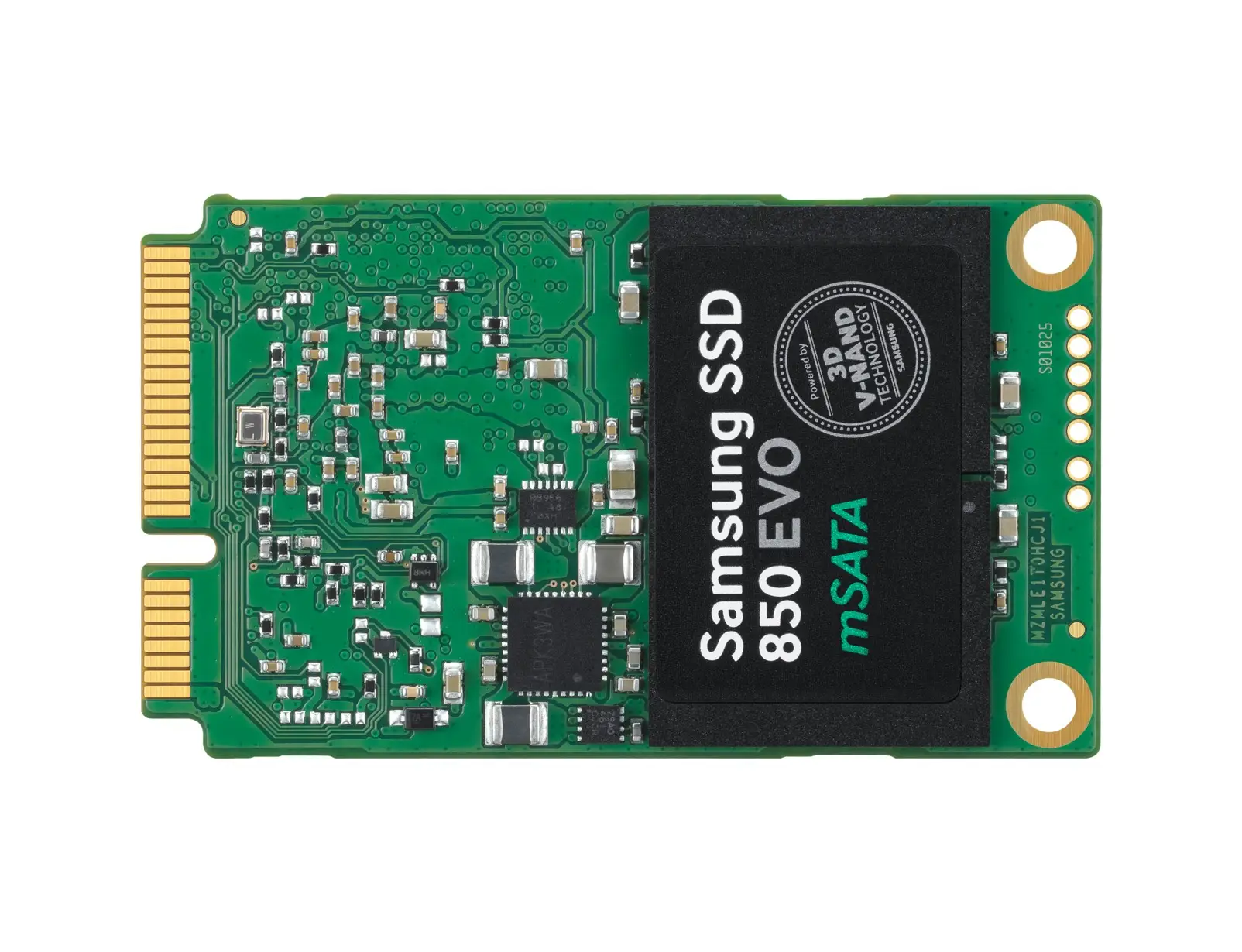 Samsung 850 EVO 500 GB MZ-M5E500BW-RFB mSATA SSD Thumbnail 2