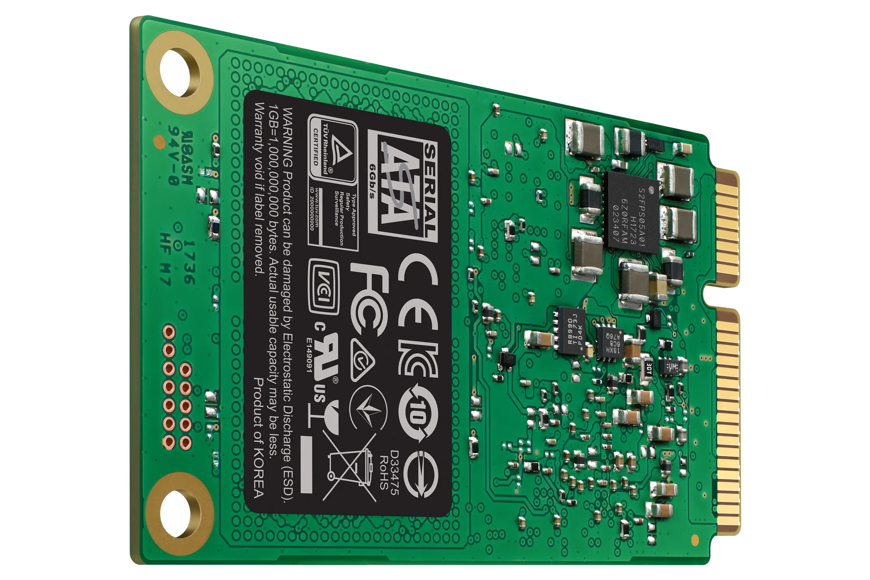 Samsung 860 EVO 1 TB MZ-M6E1T0BW mSATA SATA3 SSD Thumbnail 9