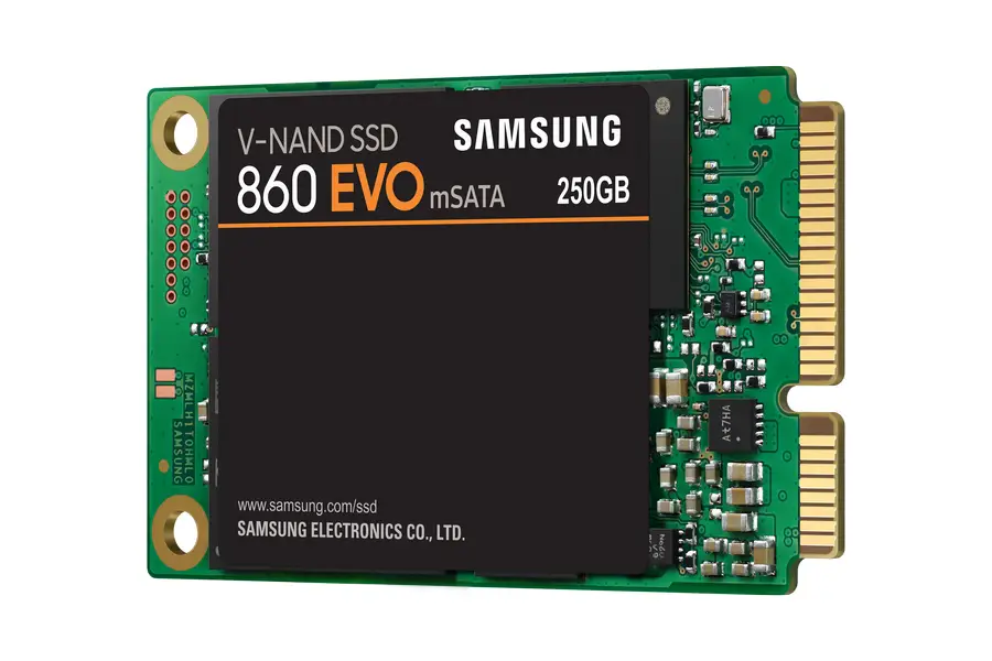 Samsung 860 EVO 250 GB MZ-M6E250BW mSATA SATA3 SSD Thumbnail 3