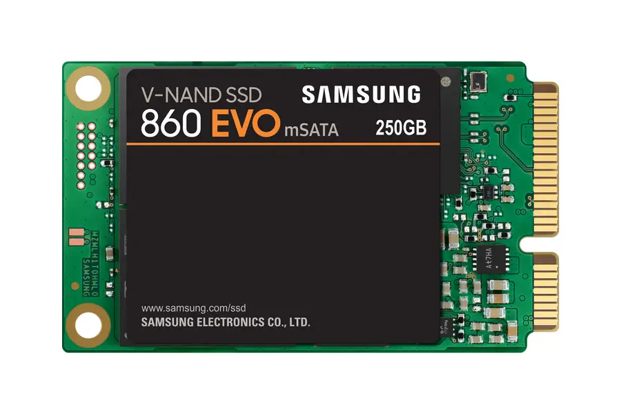 Samsung 860 EVO 250 GB MZ-M6E250BW mSATA SATA3 SSD SSD Diskle