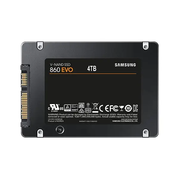 Samsung 860 EVO 4 TB MZ-76E4T0E 2.5" SATA3 SSD Thumbnail 1