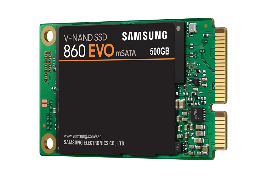 Samsung 860 EVO 500 GB MZ-M6E500BW mSATA SATA3 SSD Thumbnail 3