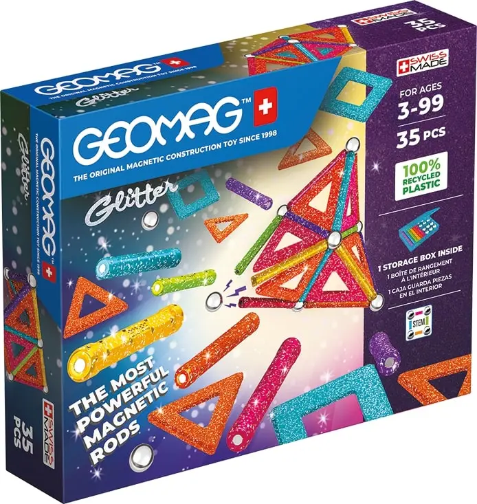 Geomag Glitter Panels Recycled GM535 Stres Giderme Oyuncakları
