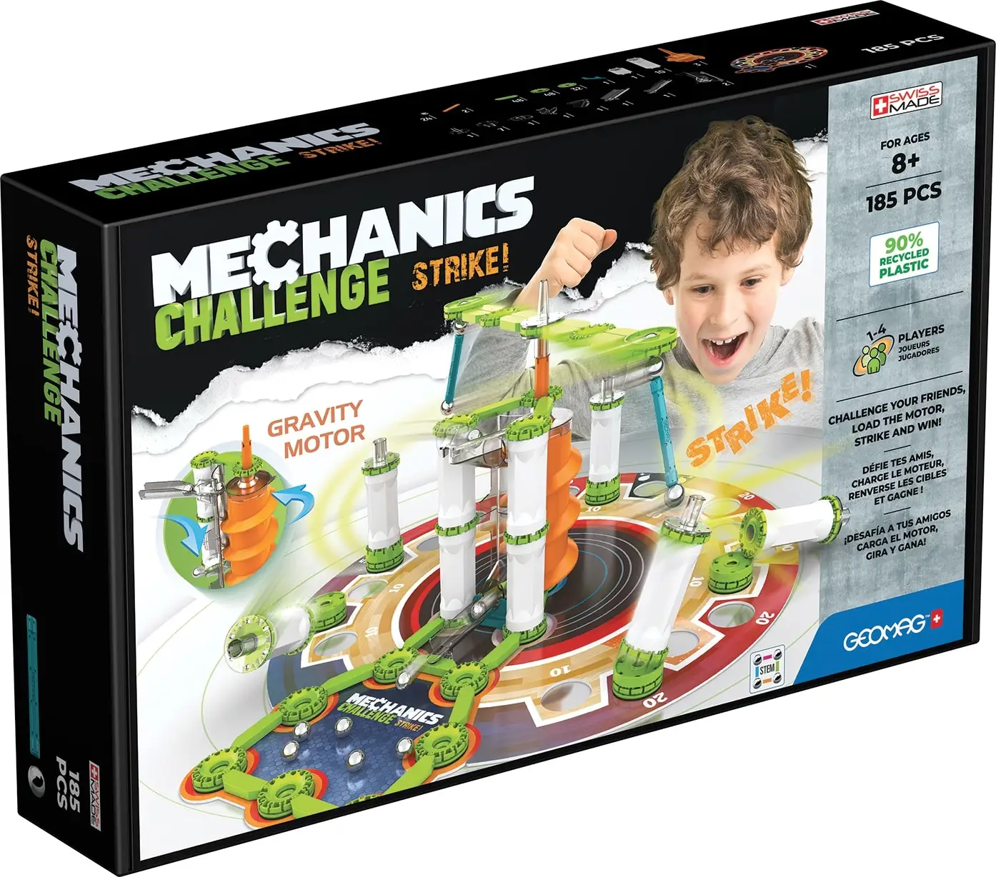 Geomag Mechanics Recycled Challenge Strike! GM779 Stres Giderme Oyuncakları
