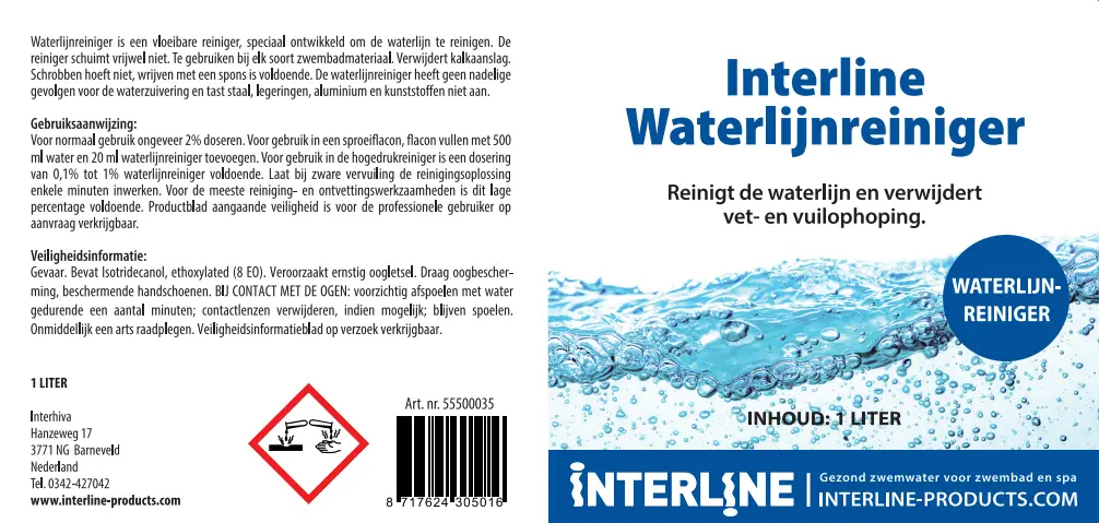 Interline 55500035 Su Arıtma Kimyasalları