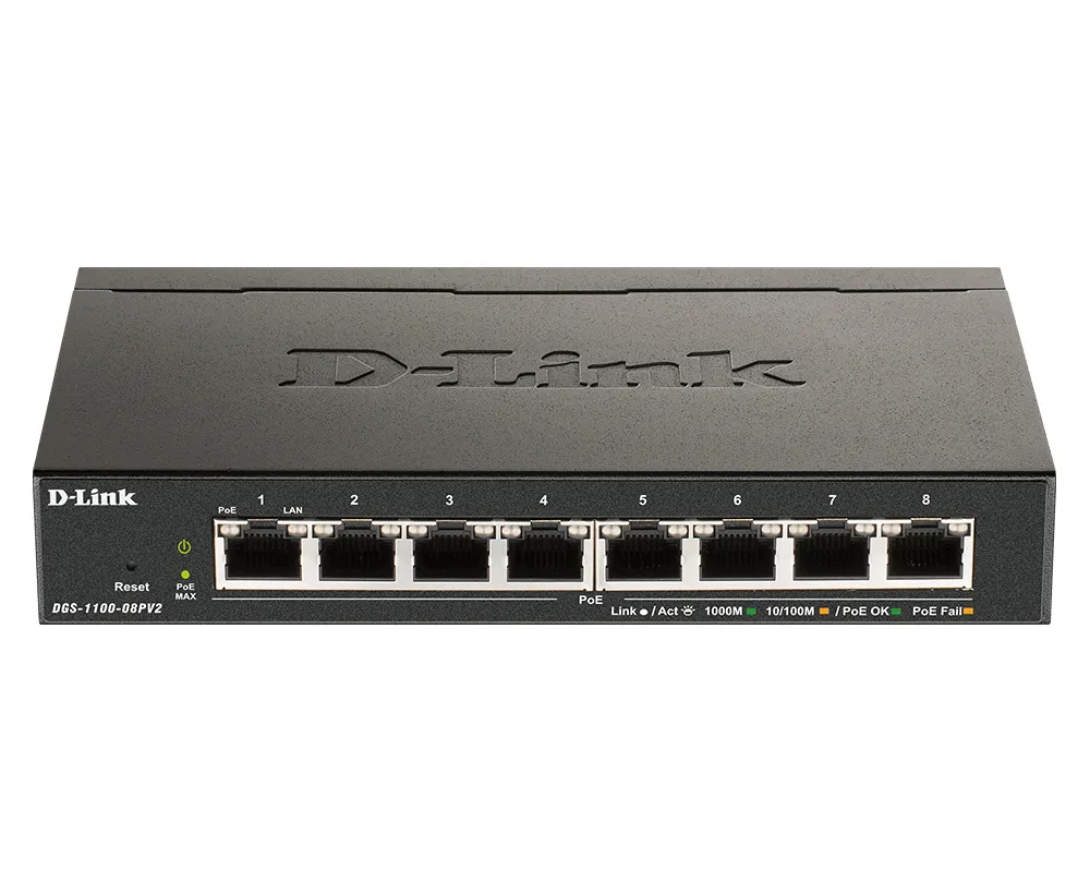 D-Link DGS-1100-08PV2/B Switch
