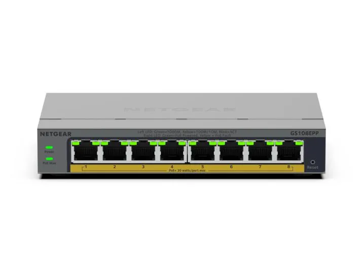 NETGEAR GS108EPP-100EUS Thumbnail 2
