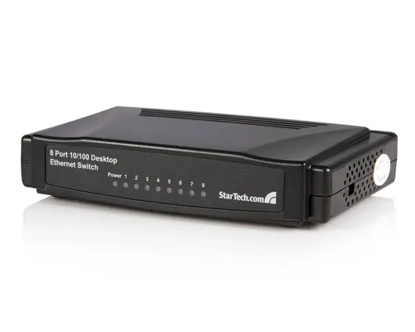 StarTech.com 8 Port 10/100 Mbps Fast Ethernet Switch DS8107