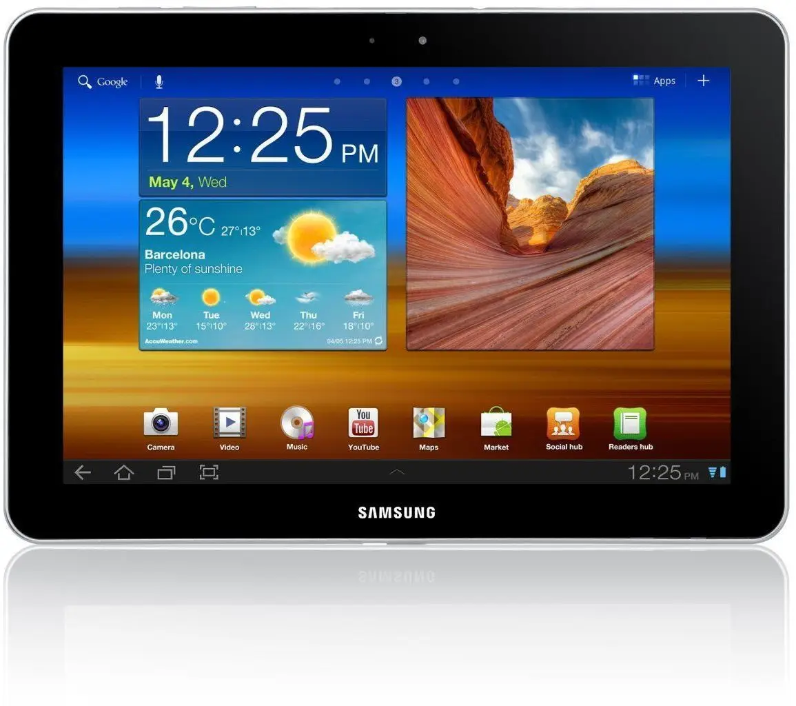 Samsung 10.1 GT-P7510FKDITV inç Siyah Tablet