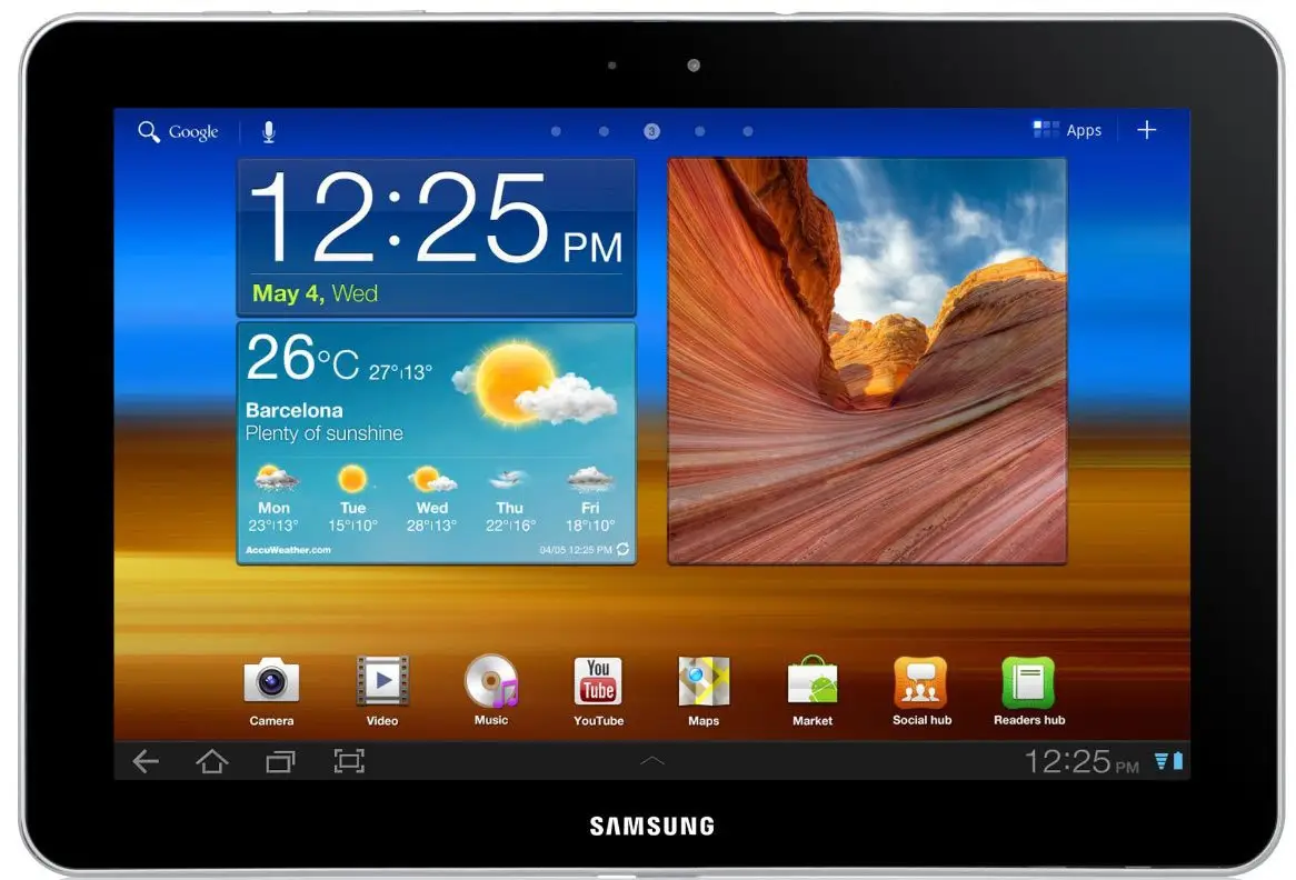 Samsung 10.1 32 GB GT-P7500FKAATO Tablet