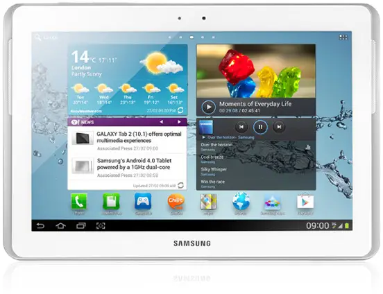 Samsung 10.1 16 GB GT-P5100ZWALUX inç 1 GB RAM Beyaz Tablet