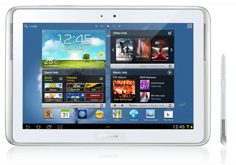 Samsung Galaxy Note 10.1 16 GB GT-N8000ZWAXEZ inç 2 GB RAM Beyaz Tablet