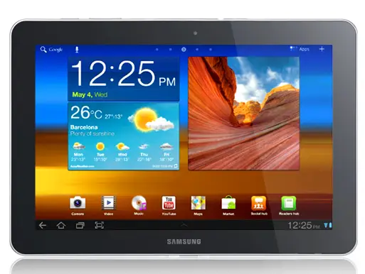 Samsung P7500 Galaxy Tab 10.1 16 GB GT-P7500UWDNSE inç Beyaz Tablet
