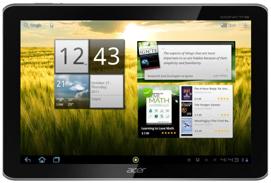 Acer A700 32 GB HT.H9ZEH.001 10.1 inç 1 GB RAM Siyah Tablet