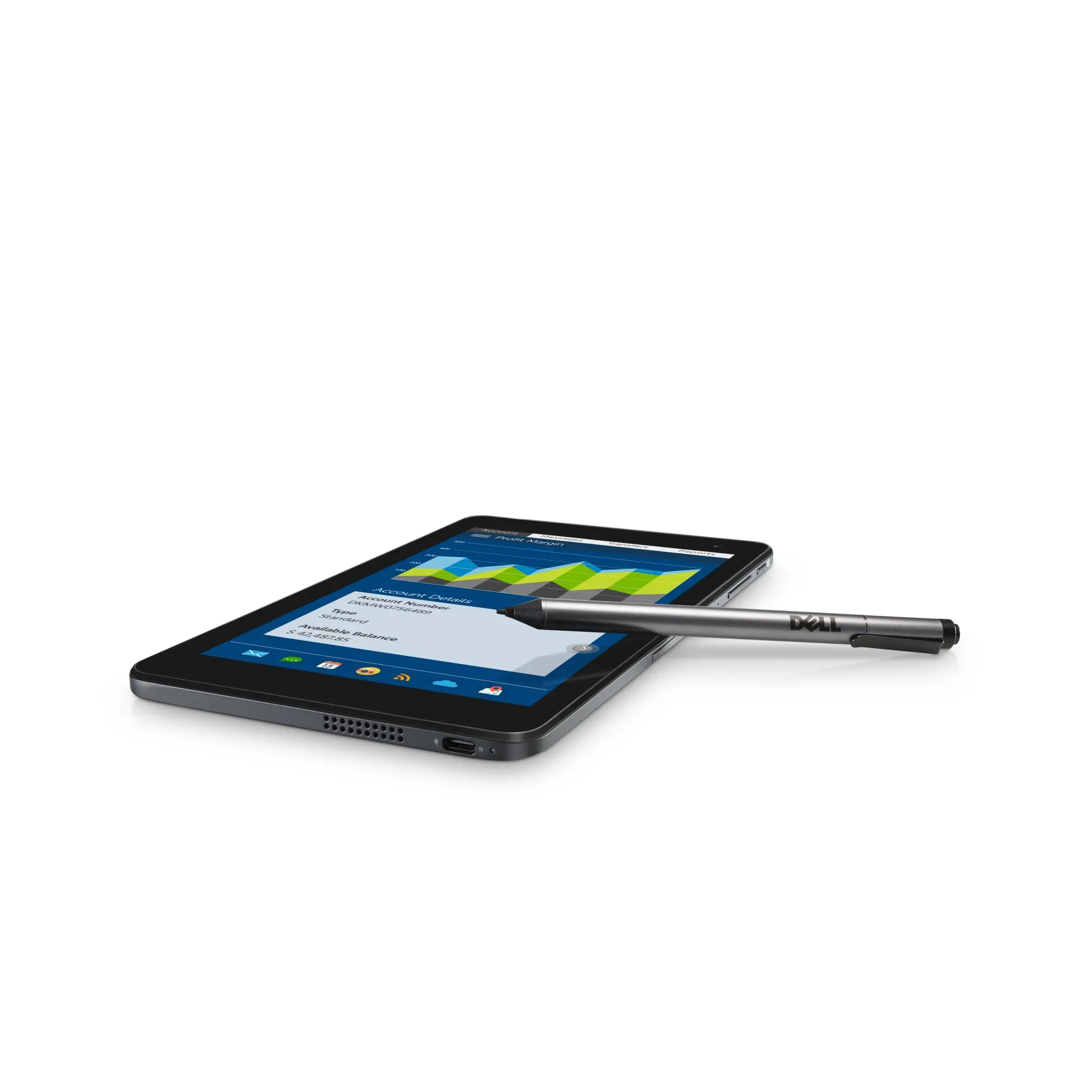 DELL 5855 64 GB 5855-1716 8 inç 4 GB RAM Siyah Tablet Thumbnail 2