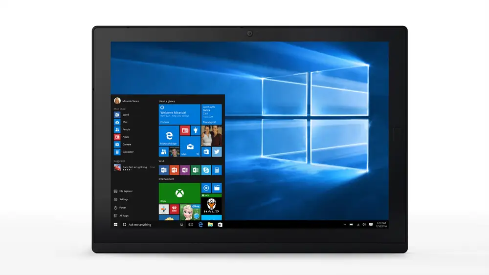 Lenovo X1 + ThinkVision P27h 256 GB 20JB0019MH-B01 12 inç 8 GB RAM 4G LTE Siyah Tablet