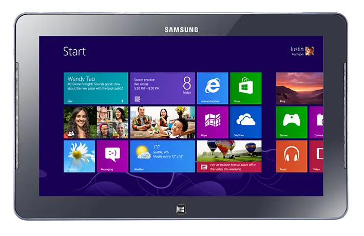 Samsung ATIV Tab XE500T1C-A02RU 11.6 inç 64 GB 2 GB RAM Mavi Tablet