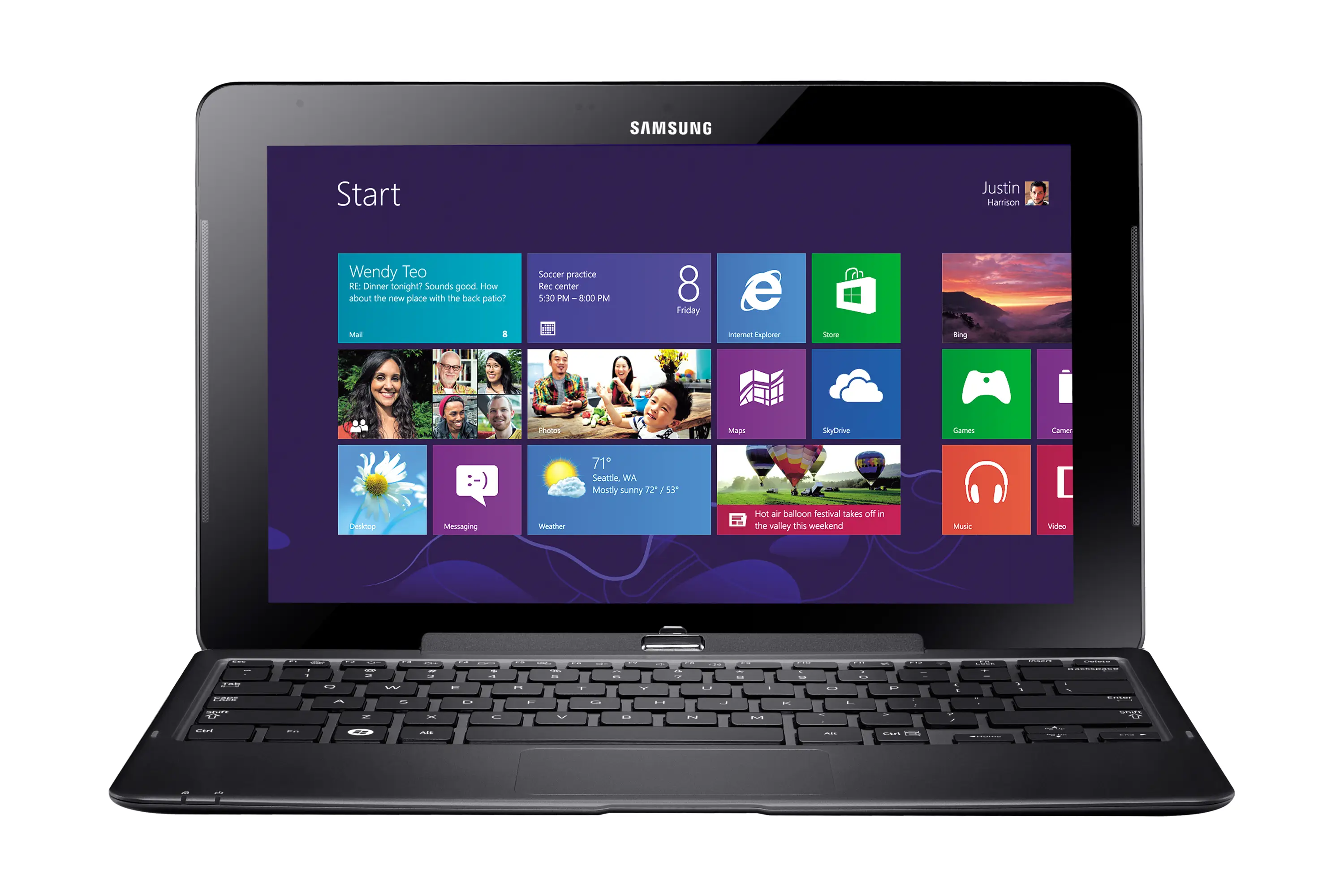 Samsung ATIV Tab XE700T1C-K01BE 11.6 inç 128 GB 4 GB RAM Siyah Tablet