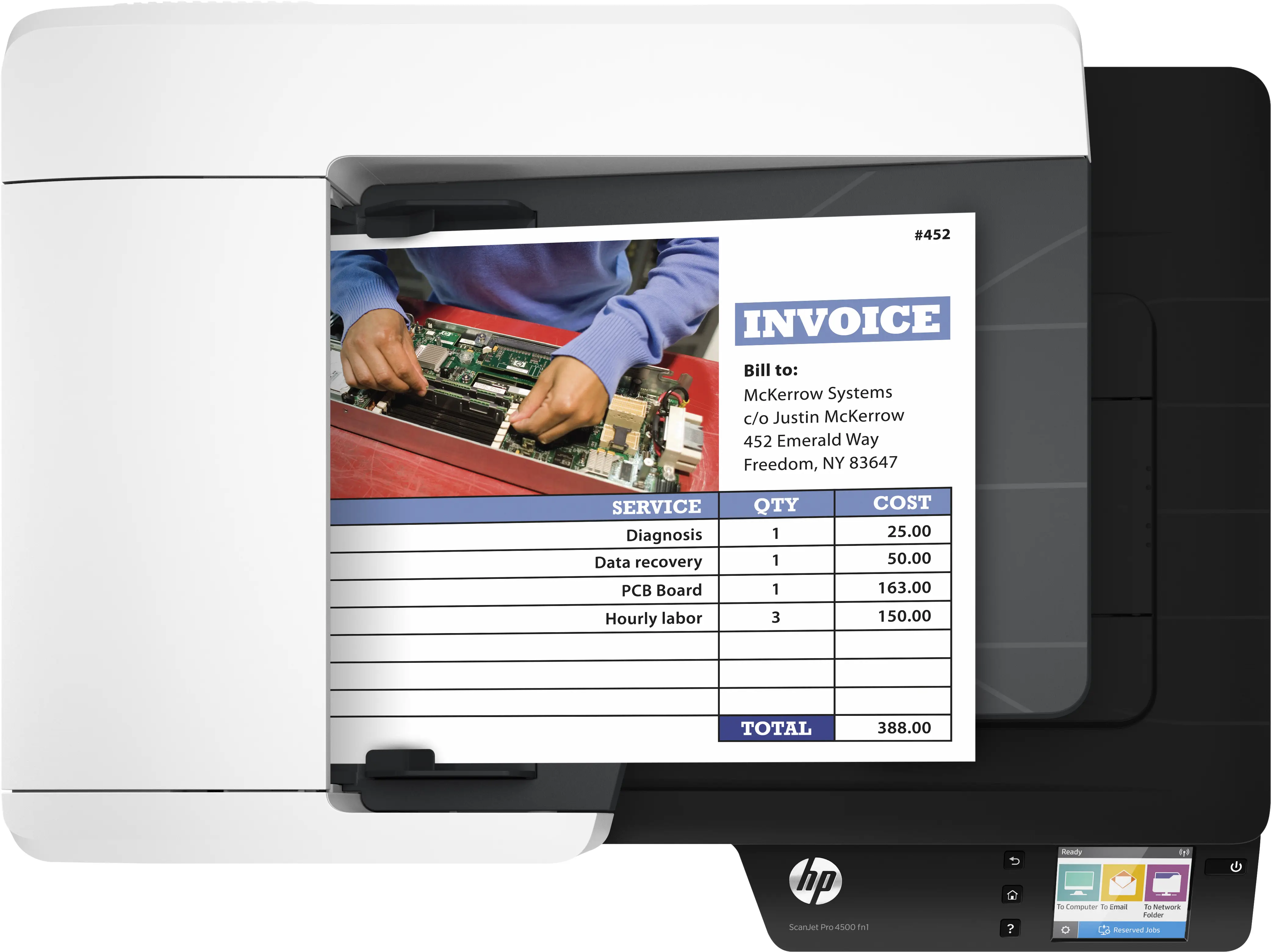 HP Pro 4500 fn1 L2749A#B19 Thumbnail 3