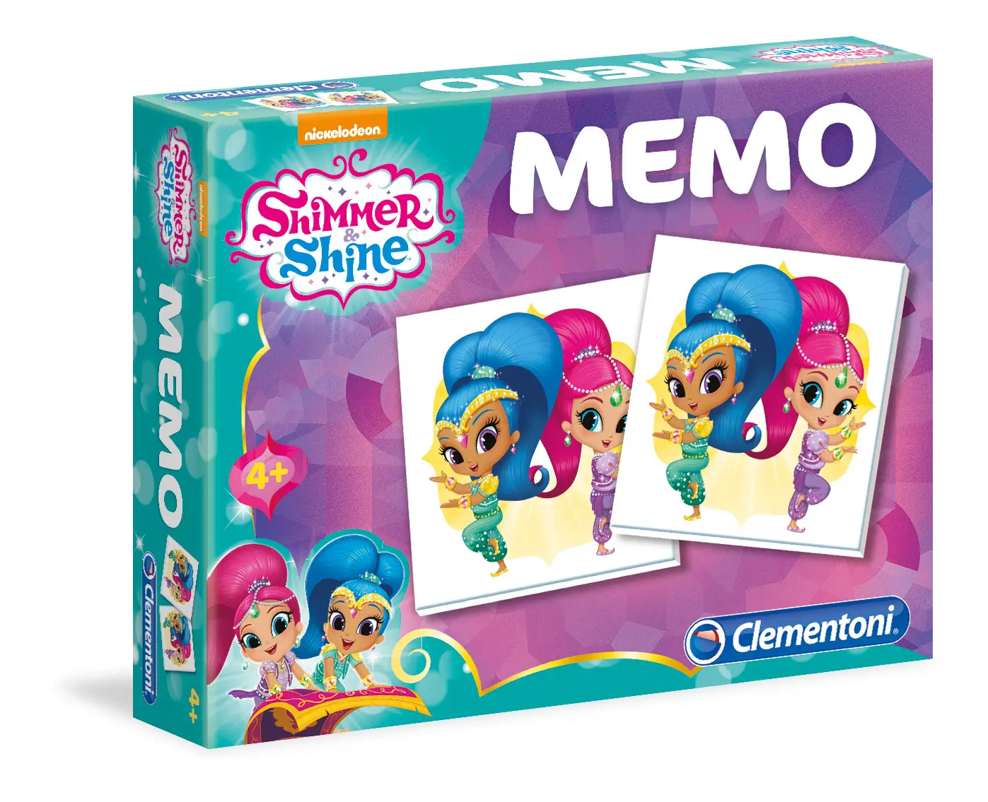 Clementoni Memo Shimmer and Shine 18002 Kutu Oyunu Taşınabilir Disk