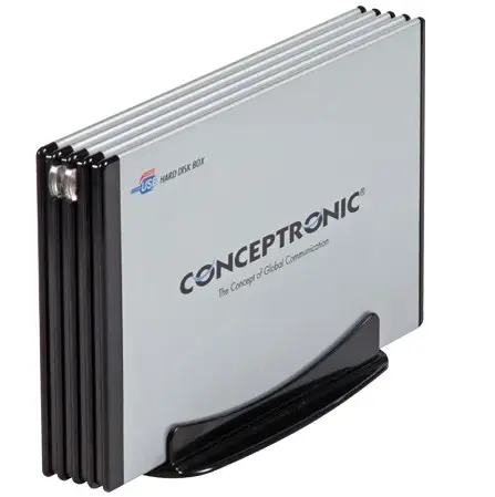Conceptronic 200GB USB 2.0 Hard Disk Drive 3.5", External CHD3U200 Taşınabilir Disk