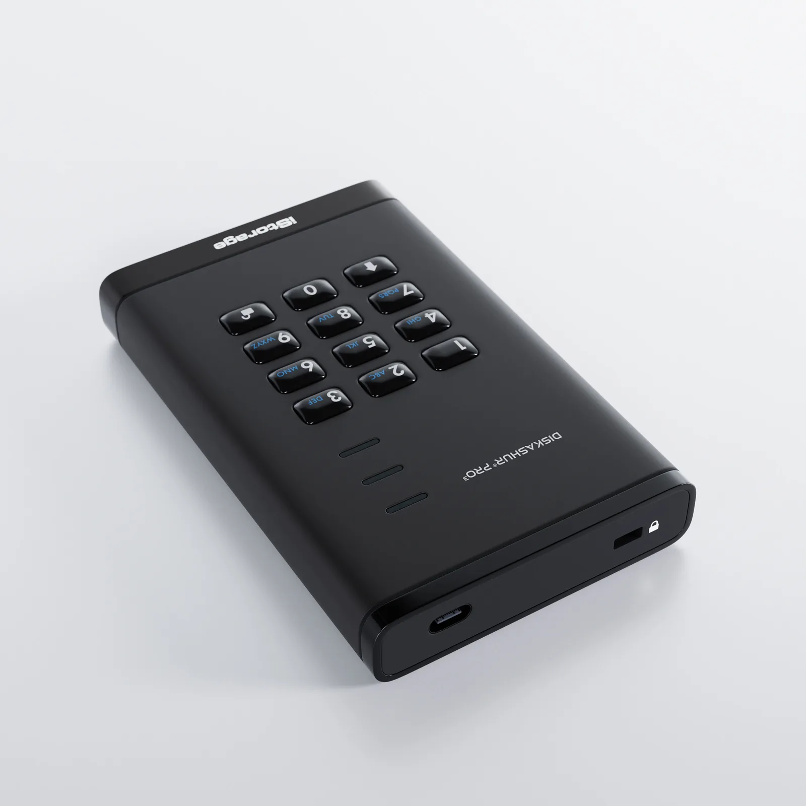 iStorage diskAshur PRO3 HDD IS-DAP3-256-4000-F 4 TB USB 3.2 Harici Hard Disk Thumbnail 4