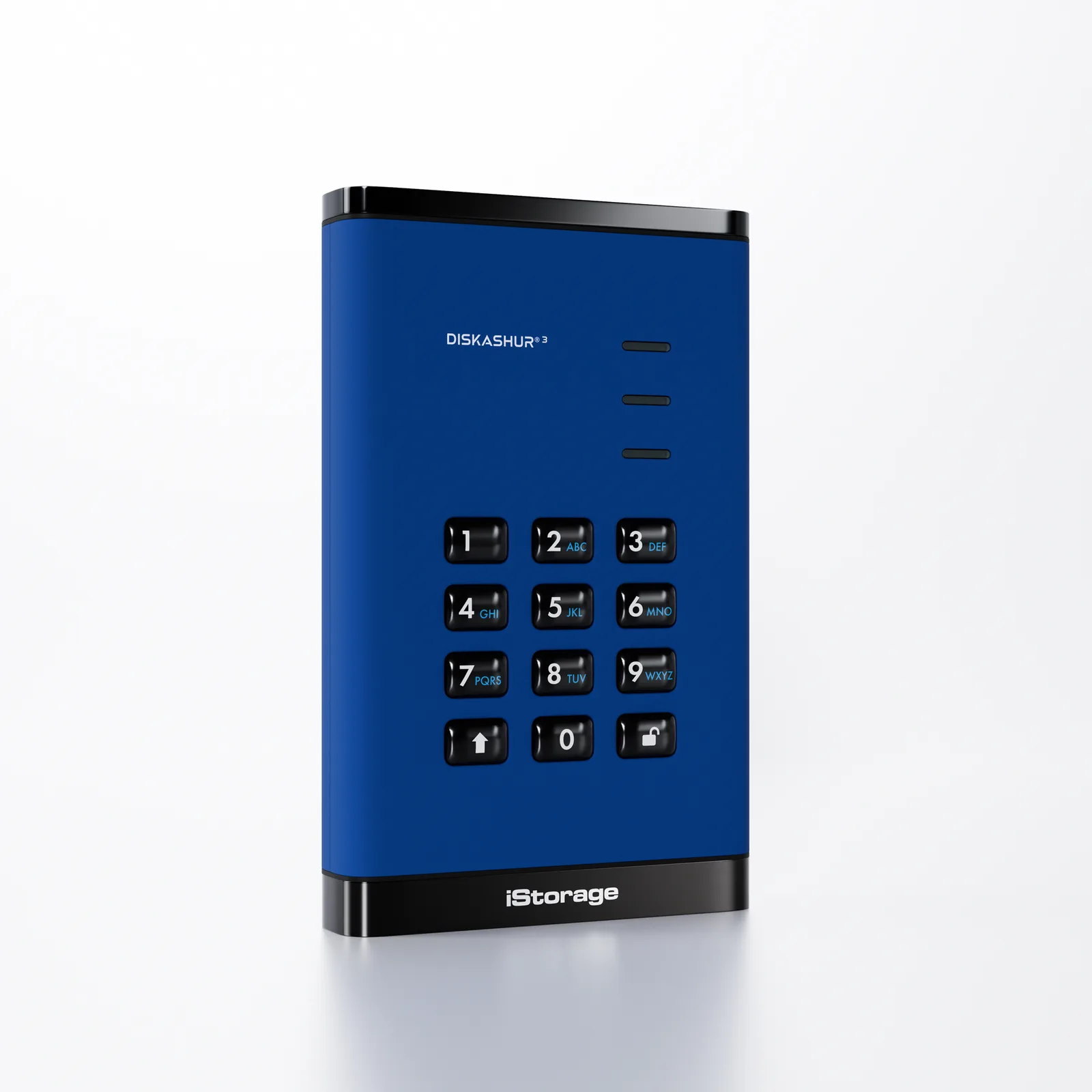 iStorage diskAshur3 HDD IS-DA3-256-2000-BE 2 TB 2.5" USB 3.2 Taşınabilir Harici Hard Disk Taşınabilir Disk