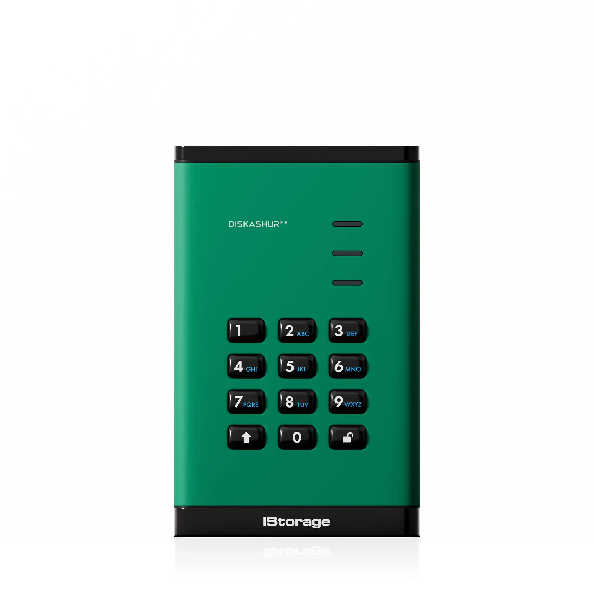 iStorage diskAshur3 HDD IS-DA3-256-5000-GN 5 TB 2.5" USB 3.2 Taşınabilir Harici Hard Disk Taşınabilir Disk
