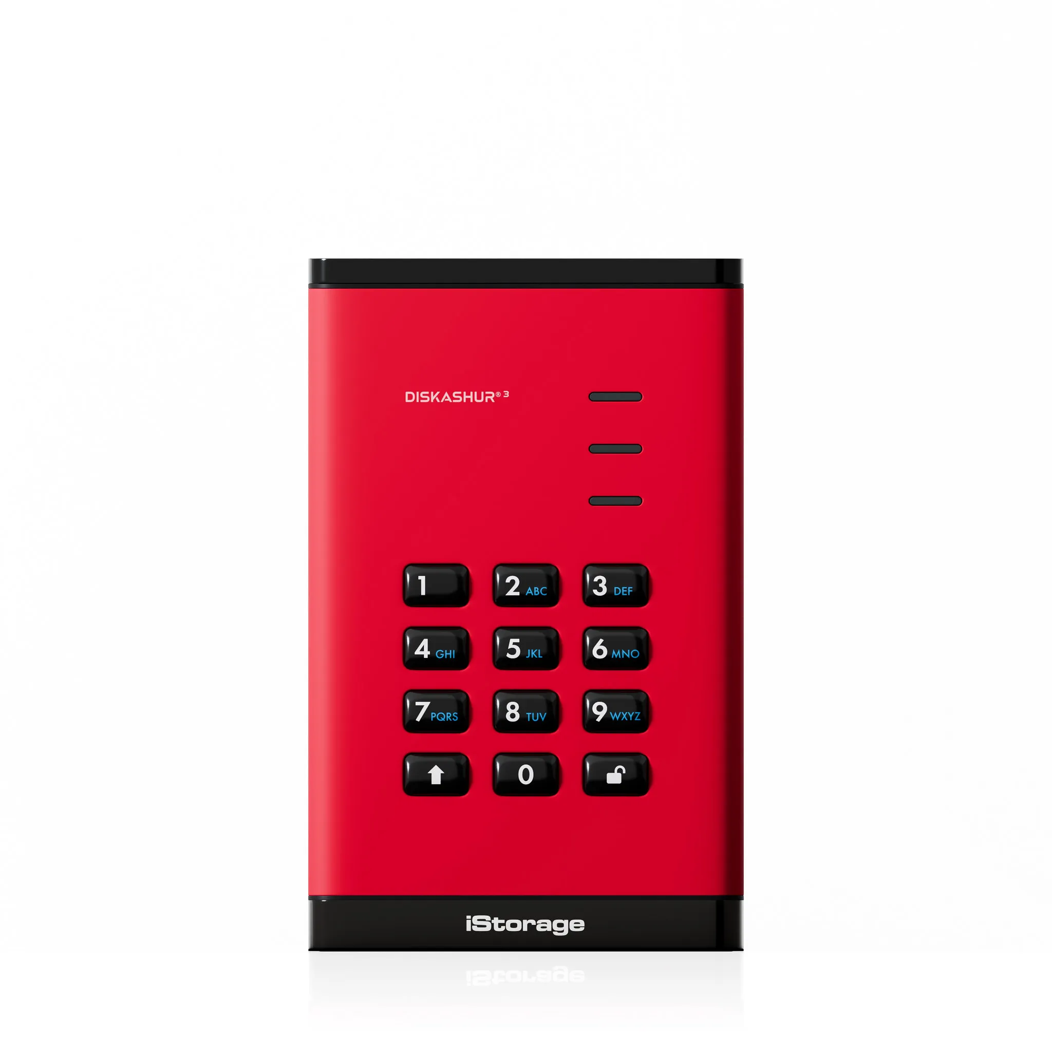 iStorage diskAshur3 HDD IS-DA3-256-500-R 500 GB 2.5" USB 3.2 Taşınabilir Harici Hard Disk Taşınabilir Disk