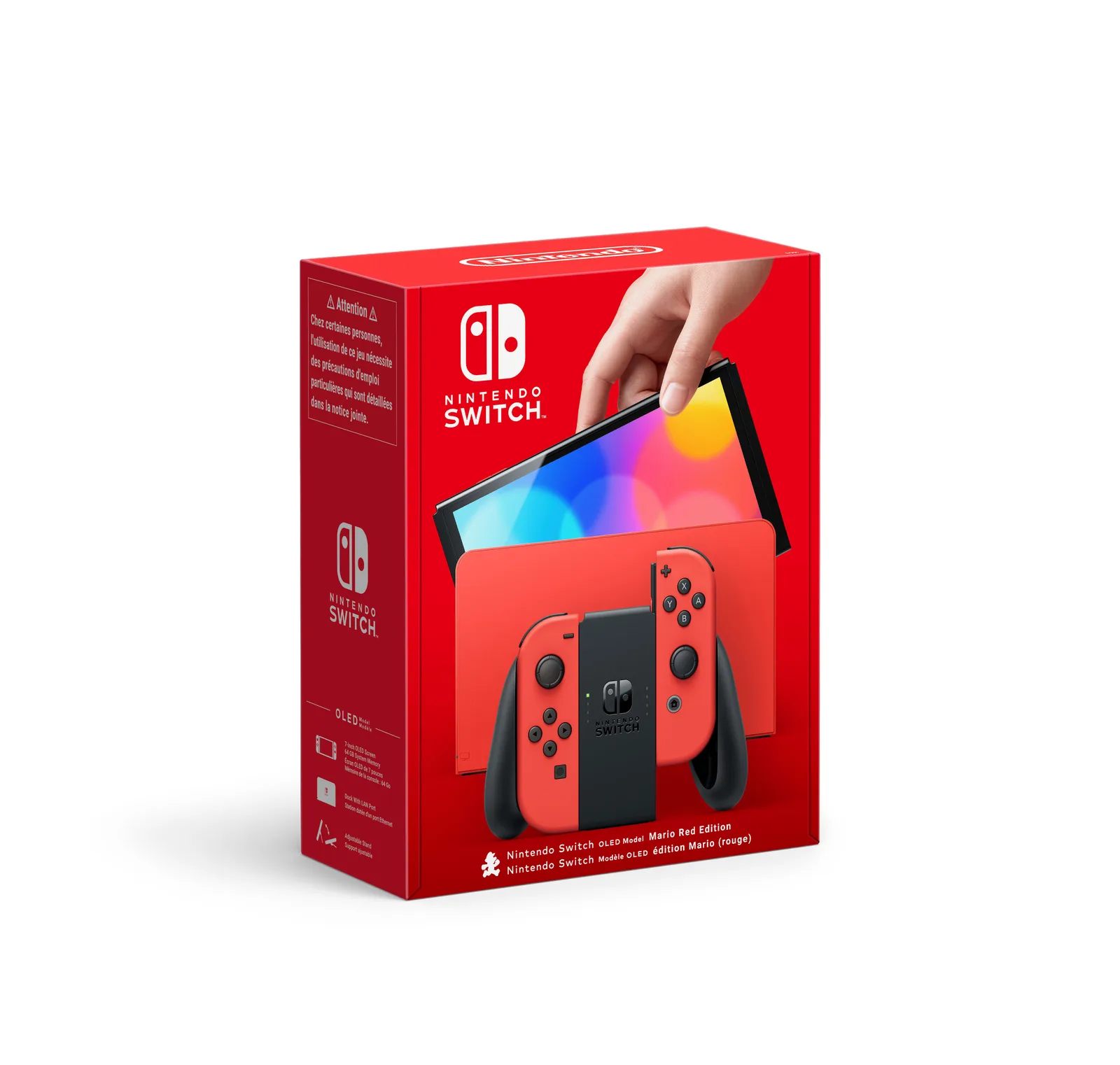 Nintendo Switch - OLED Model - Mario Red Edition 10011772 Taşınabilir Oyun Konsolları