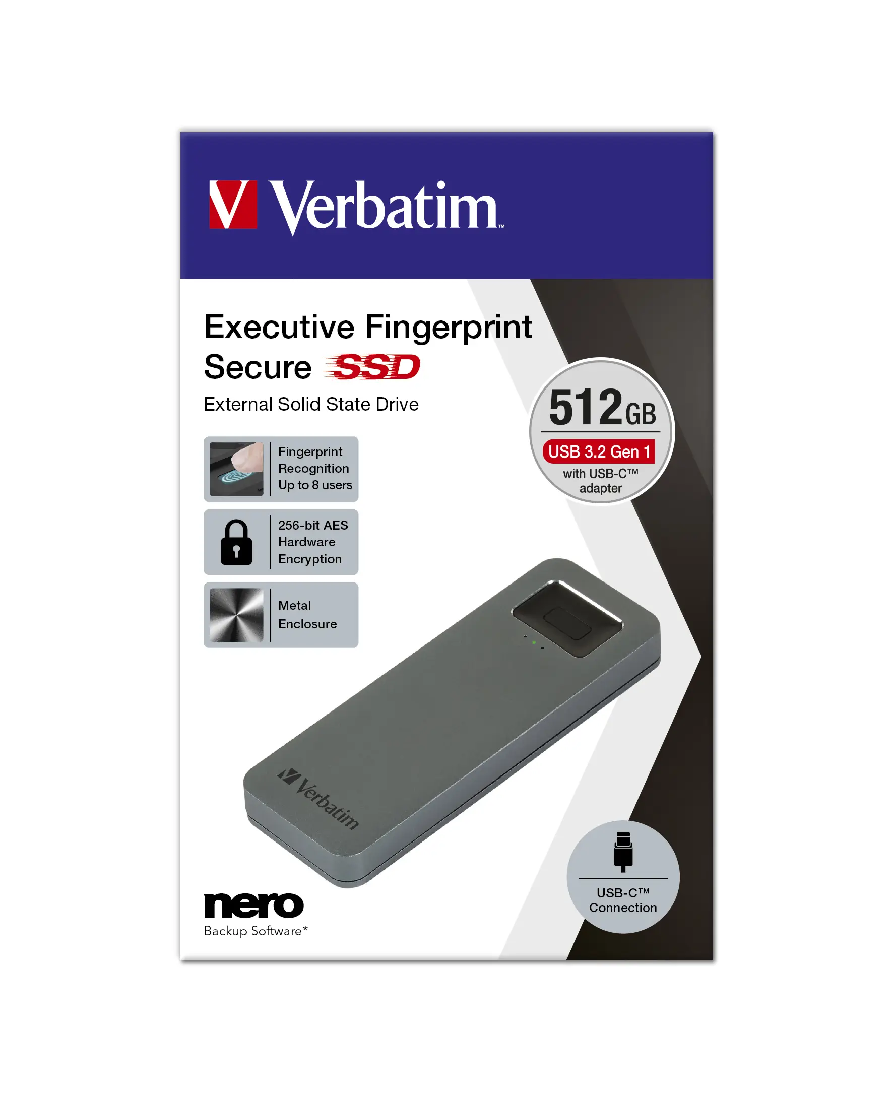 Verbatim 53656 512 GB M.2 SSD Taşınabilir SSD