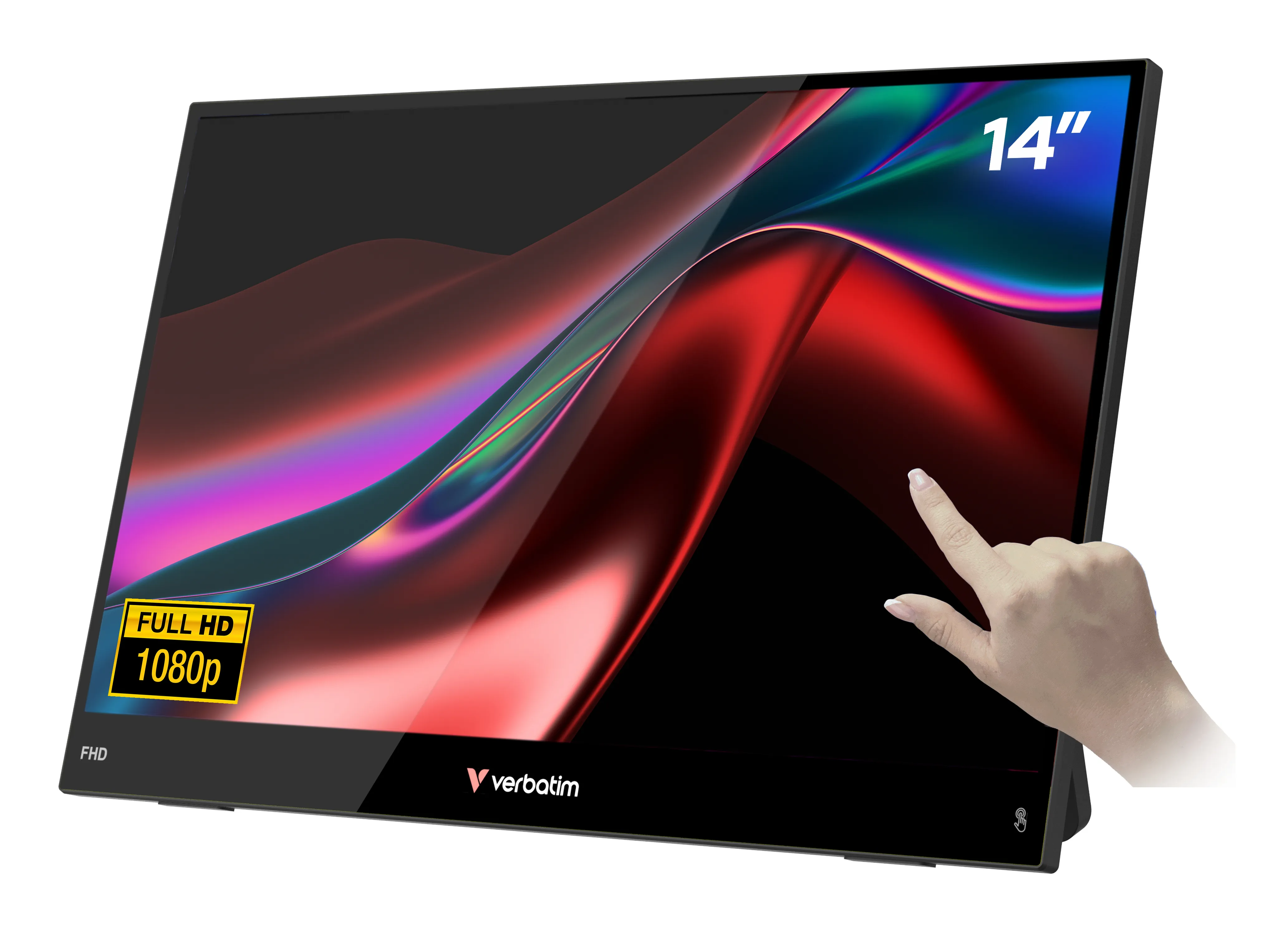 Verbatim Portable 14" FHD Touch Monitor LIGHT 32400 Taşınabilir TV’ler ve Monitörle