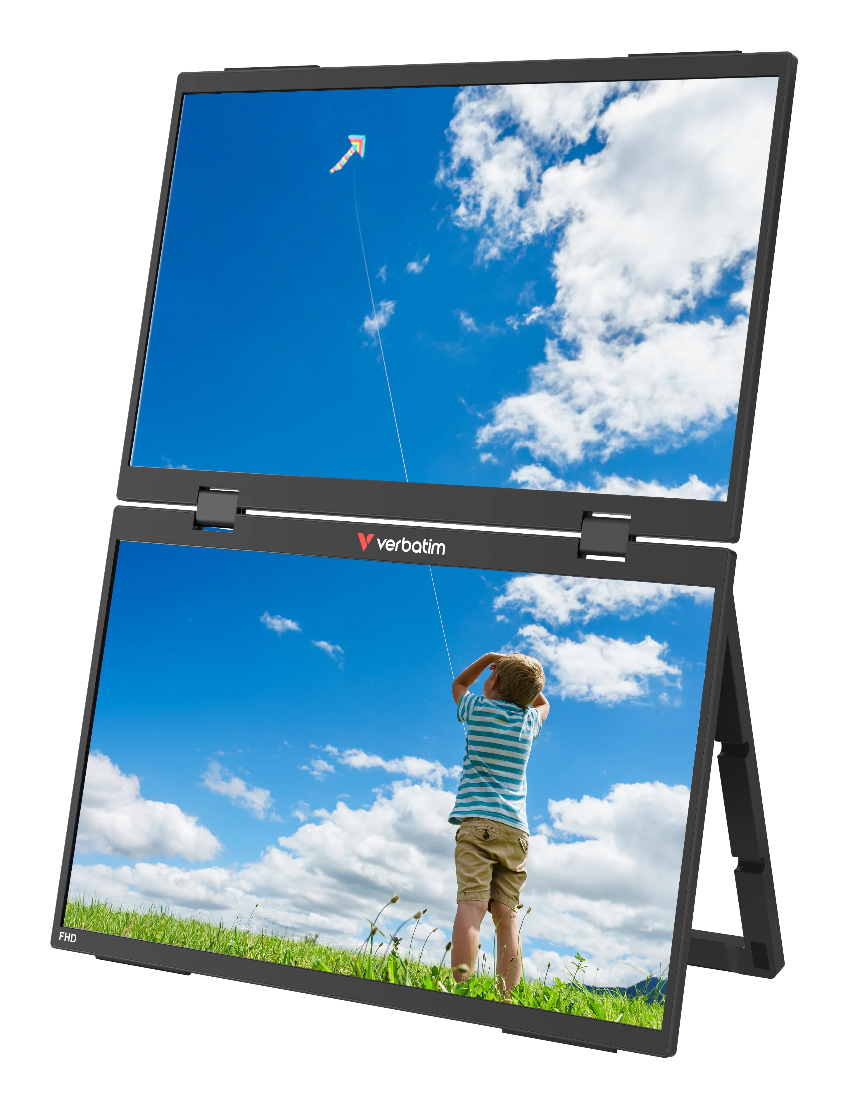 Verbatim Portable 15.6" FHD Dual Monitor Essentials 32403 Taşınabilir TV’ler ve Monitörle