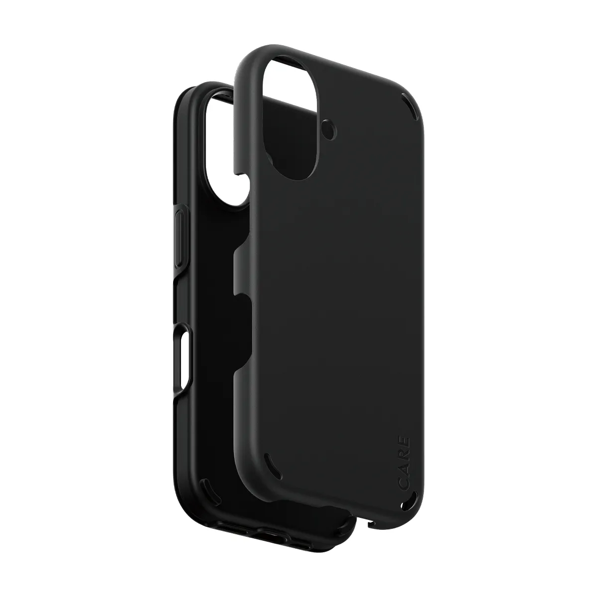 PanzerGlass CARE™ by PanzerGlass® Double Defense Case Black iPhone 16 1333 Telefon Aksesu