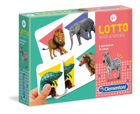 Clementoni Lotto Wild Animals 18073 Kart Oyunu Telefon Aksesu
