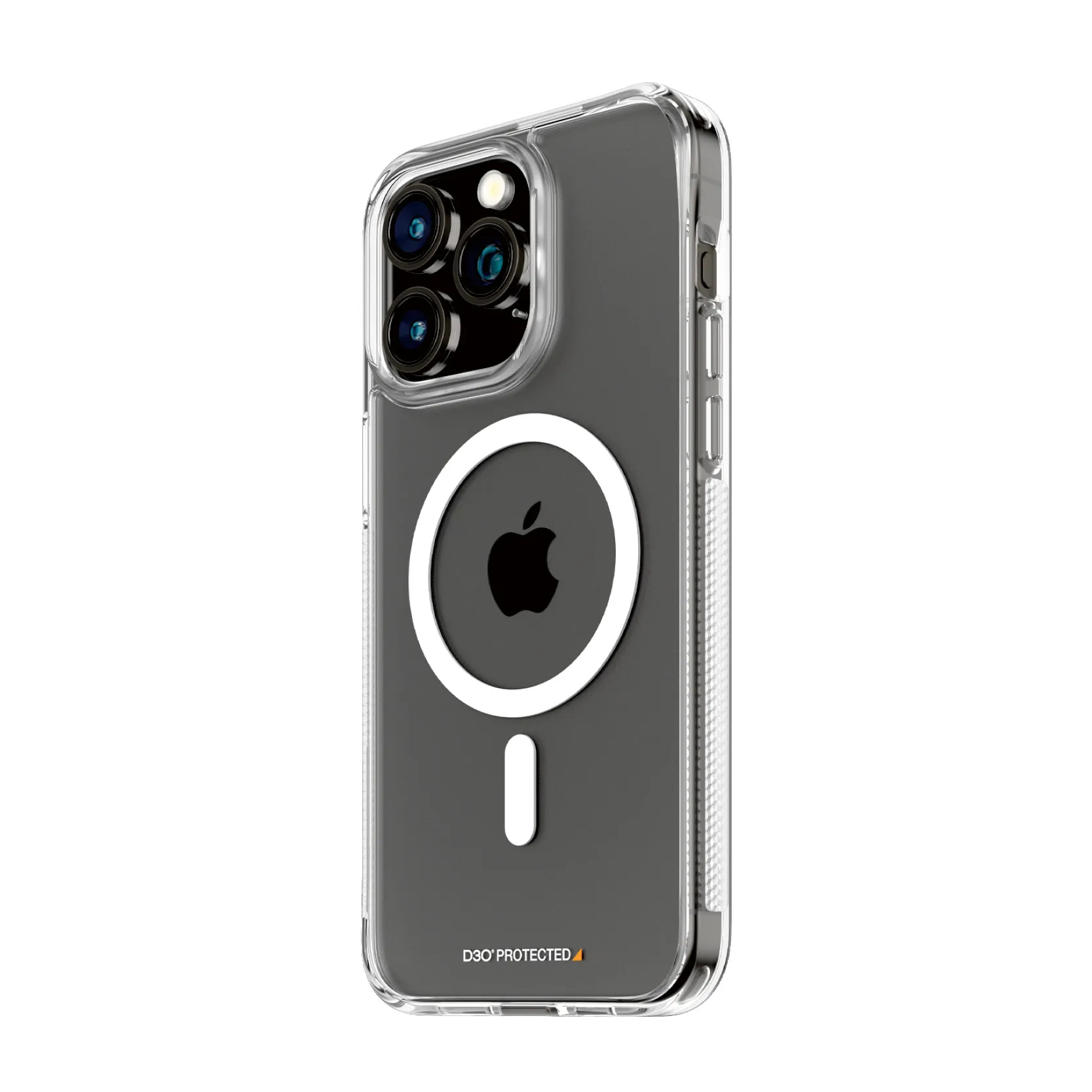 PanzerGlass® HardCase Transparent w. White MagSafe & D3O® iPhone 15 Pro Max 1183 Thumbnail 0