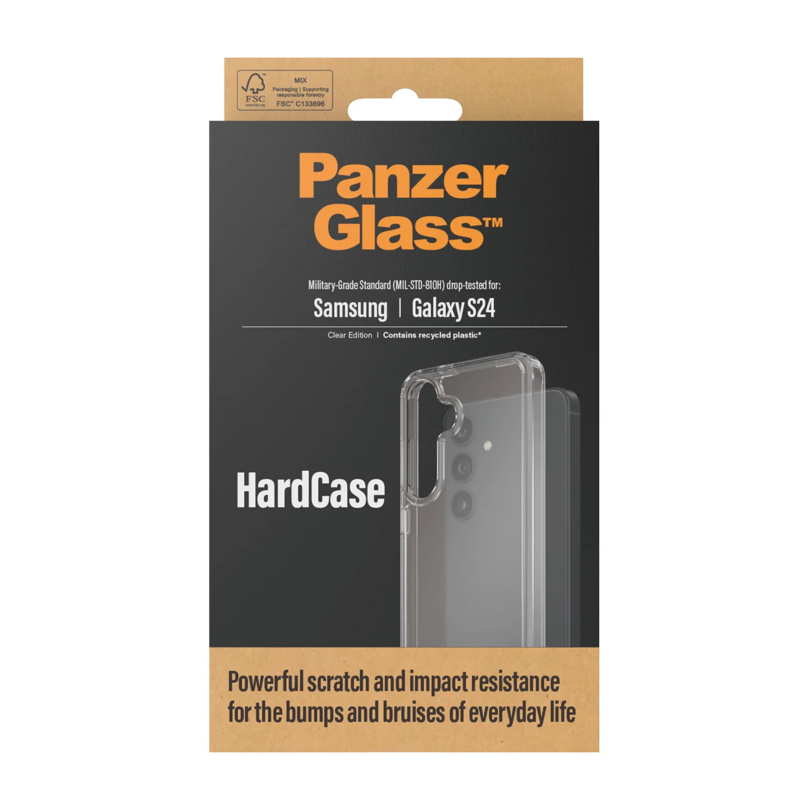 PanzerGlass® HardCase Transparent Samsung Galaxy S24 1213 Thumbnail 4