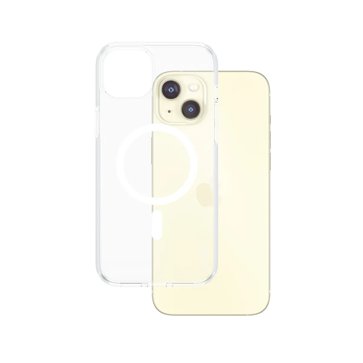 PanzerGlass CARE™ by PanzerGlass® Urban Combat Case Transparent w. White MagSafe iPhone 15 Plus 1419 Telefon Aksesu