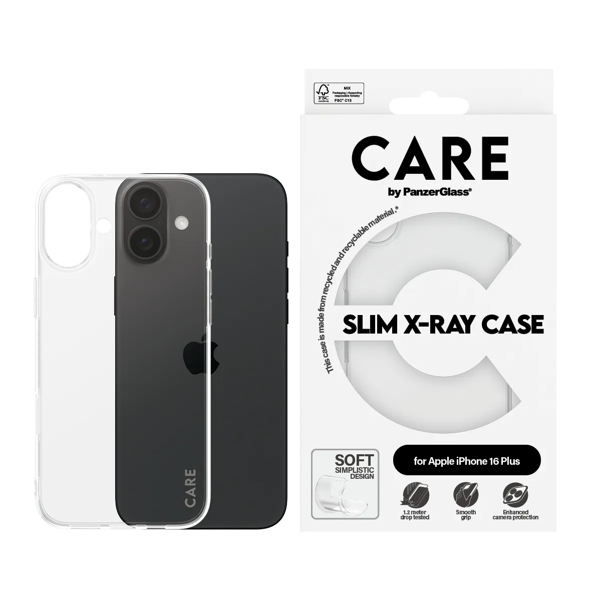 PanzerGlass CARE™ by PanzerGlass® X-Ray Case iPhone 16 Plus 1443 Thumbnail 2