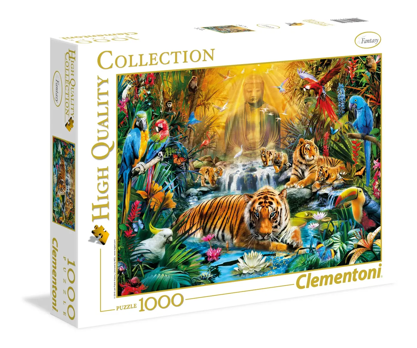 Clementoni Mystic Tigers 39380 1000 Parça Puzzle Telefon Aksesu