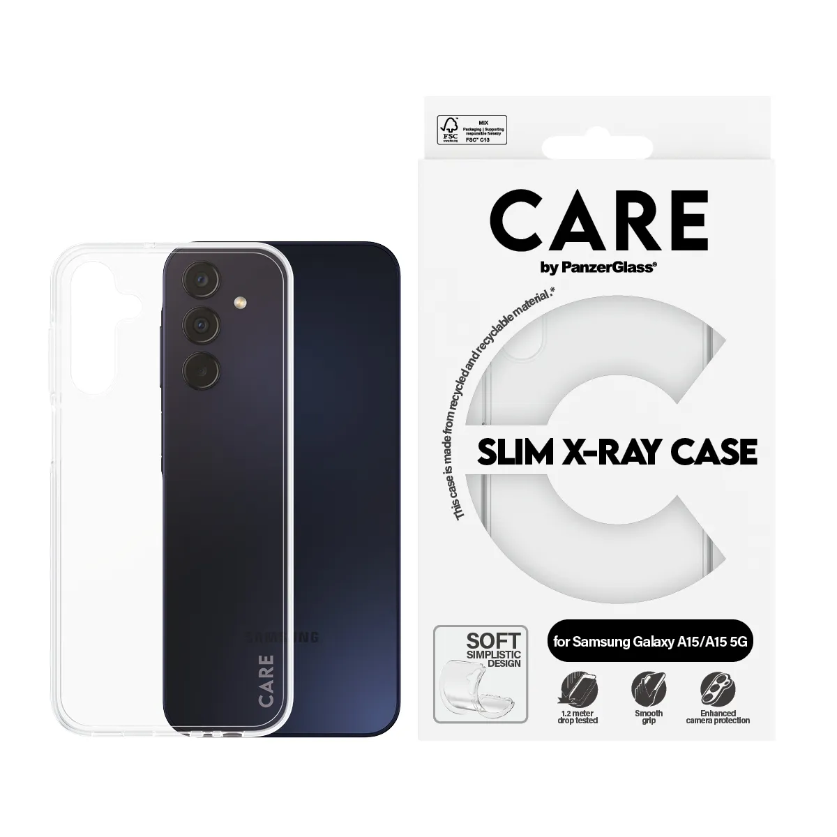 PanzerGlass CARE™ by PanzerGlass® X-Ray Case Samsung Galaxy A15 5G 1982 Thumbnail 1