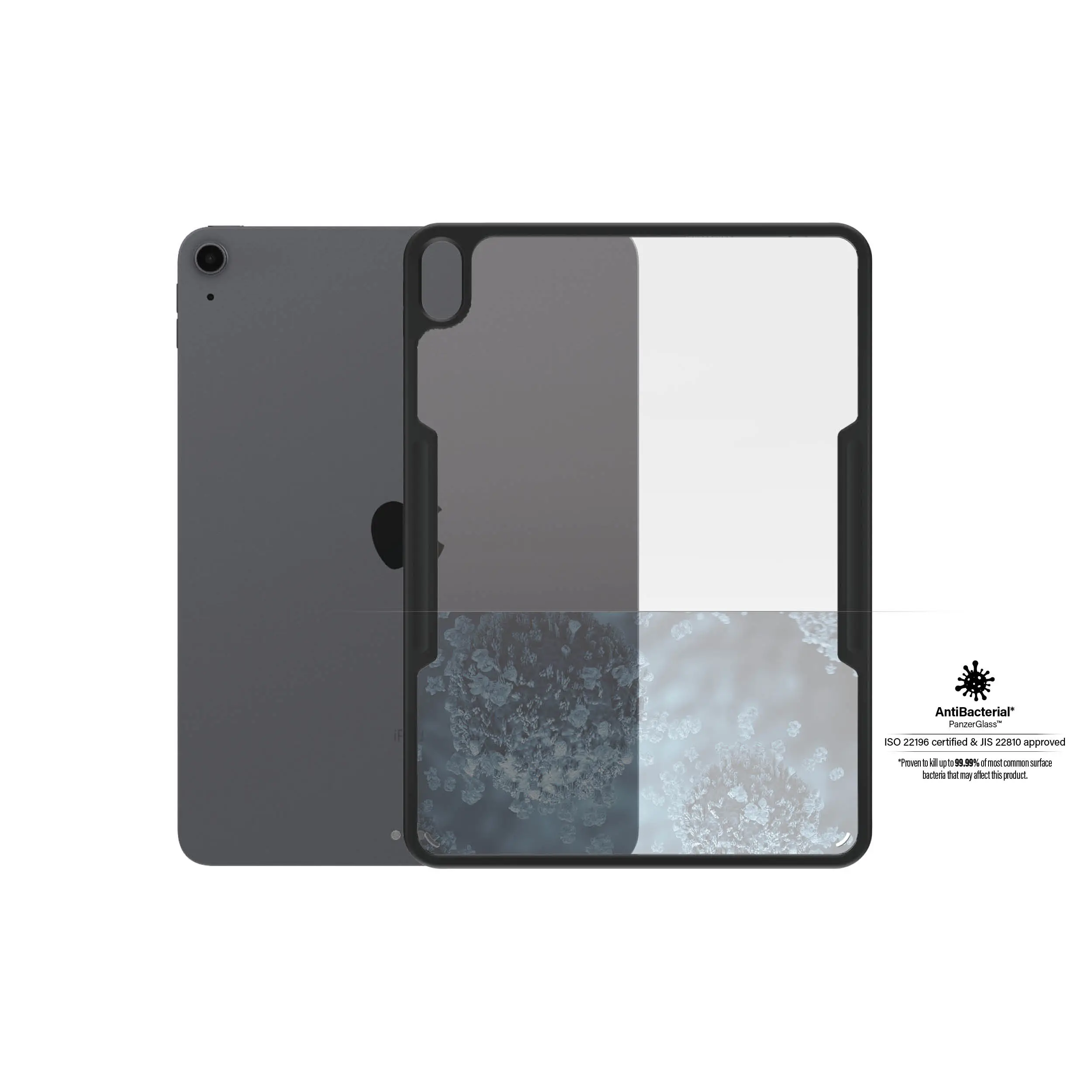 PanzerGlass® ClearCase™ iPad Air 10.9'' (2020, 2022) 0292 Telefon Aksesu