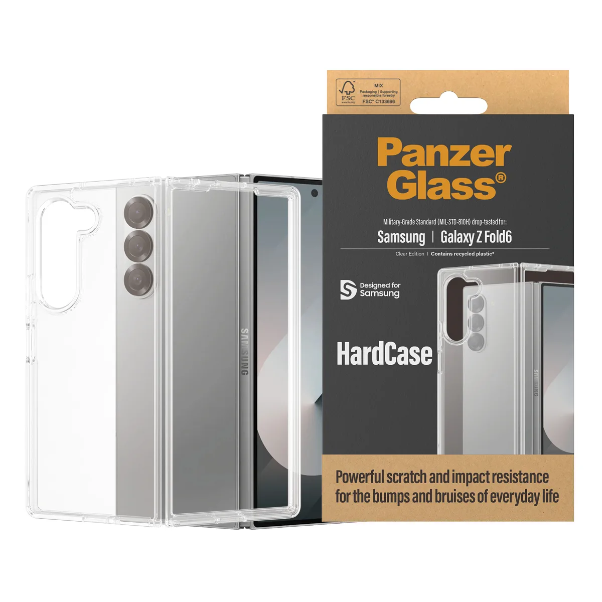 PanzerGlass® HardCase Transparent Samsung Galaxy Z Fold6 1272 Thumbnail 2