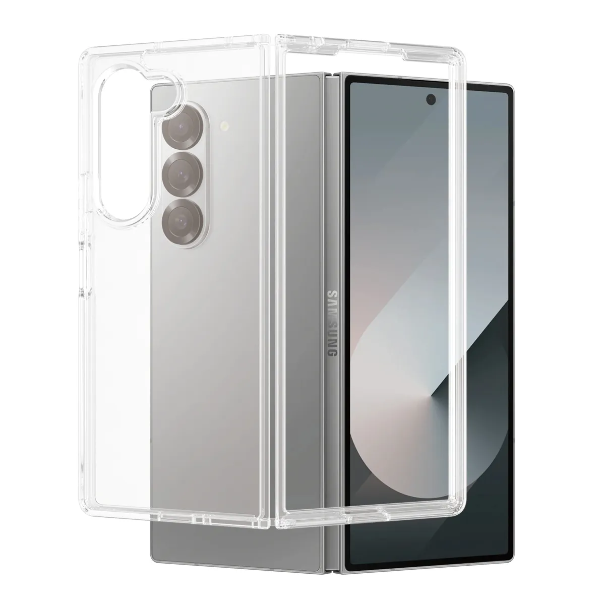 PanzerGlass® HardCase Transparent Samsung Galaxy Z Fold6 1272 Telefon Aksesu