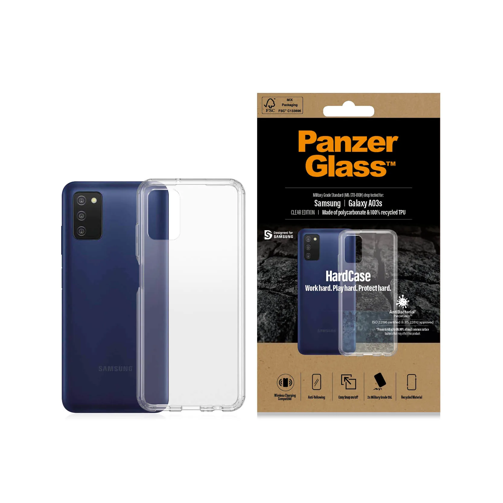 PanzerGlass® HardCase Samsung Galaxy A03s (EU version) 0389 Thumbnail 3
