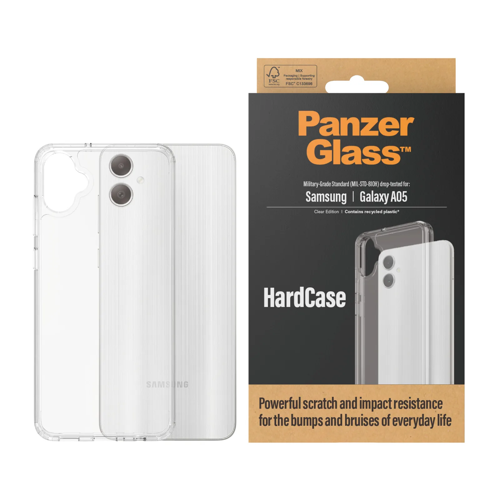 PanzerGlass® HardCase Transparent Samsung Galaxy A05 0464 Thumbnail 1