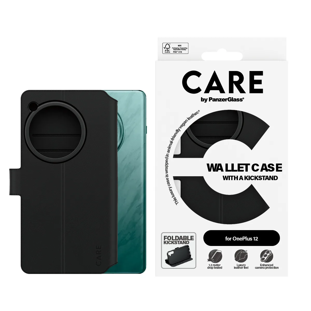 PanzerGlass CARE™ by PanzerGlass® Wallet Case w. Kickstand OnePlus 12 1973 Thumbnail 2