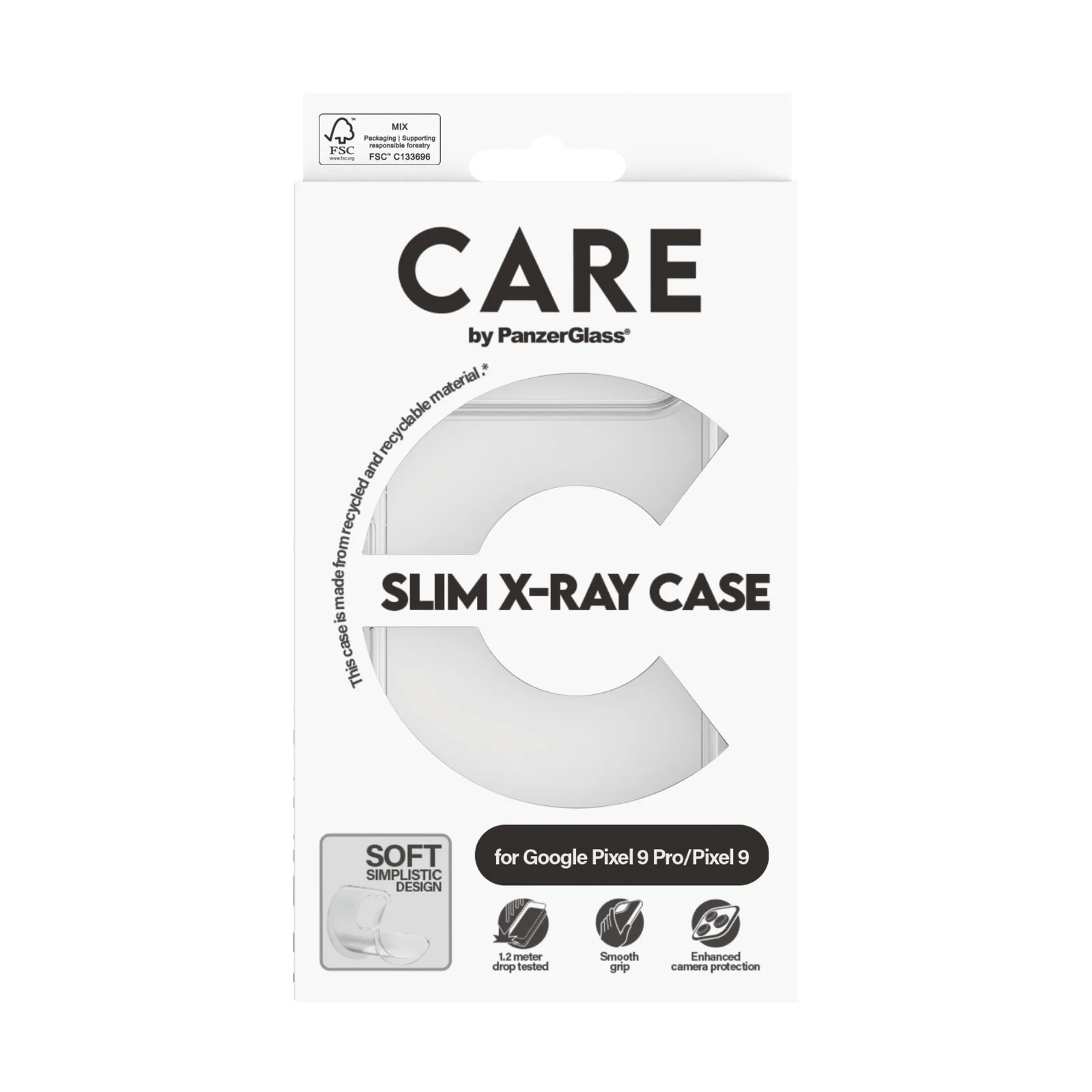 PanzerGlass CARE™ by PanzerGlass® X-Ray Case Google Pixel 9 Pro 5G | 9 5G 1980 Telefon Aksesu