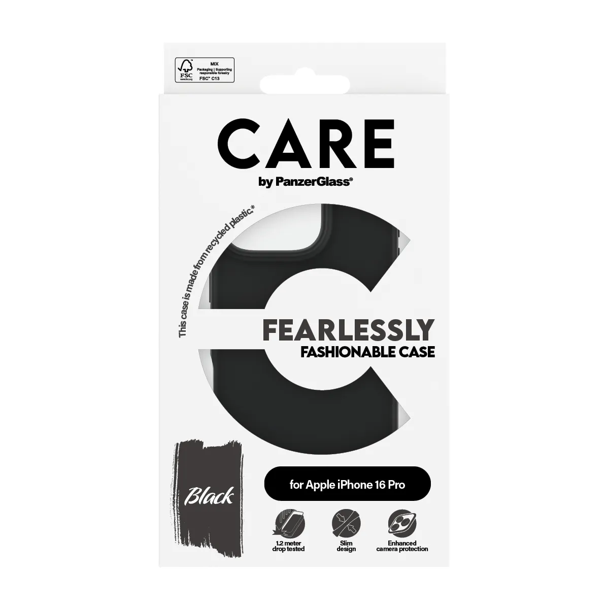 PanzerGlass CARE™ by PanzerGlass® Case Black iPhone 16 Pro 1394 Thumbnail 4